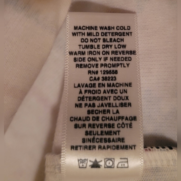 SOL ANGELES SOFT LONG SLEEVE LOUNGE TOP CREAM RED BLUE L - Picture 6 of 8